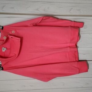 J. Crew Pink Cowl Neck Sweater